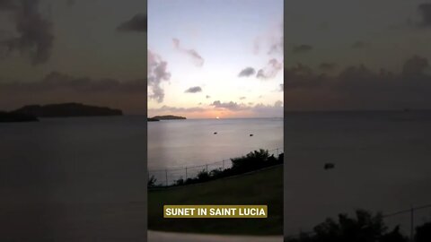 Sunset in Saint Lucia
