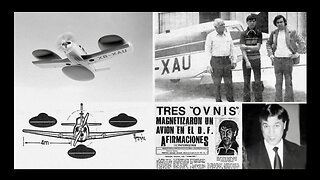 Near-abduction of Mexican pilot Carlos de los Santos after 3 UFOs took control of his plane, 1975