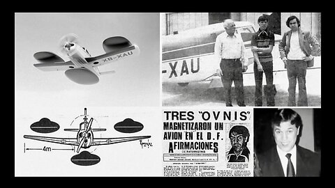 Near-abduction of Mexican pilot Carlos de los Santos after 3 UFOs took control of his plane, 1975