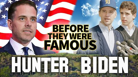 Hunter Biden | Before They Were Famous | Troubled Son of Joe Biden