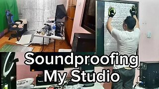 #soundproofing #studiosinterior #studiovlog #studiosound #youtuber #youtubesinger #singer