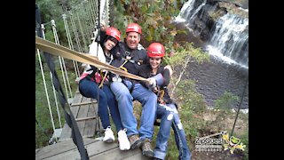 Zip Lining! ZipQuest Waterfall Treetop Adventure (Canopy Tour)