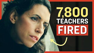 7,800 Teachers Cut From Payroll Over Mandate; Protest in the Streets of NYC | Facts Matter