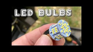 Installing 1156 LED Light Bulbs In My Lawn Mower