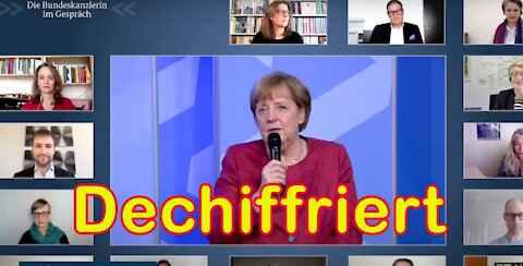 Merkels Künstler-Dialog – was sie wirklich sagen wollte, für Sie übersetzt in Klarsprech.