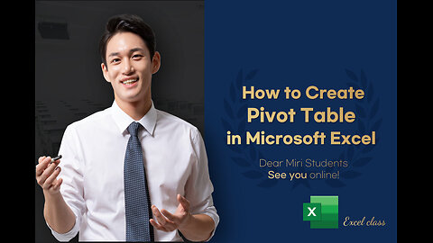 How to Create Pivot Table in Microsoft Excel