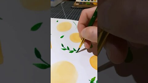 🍊 Orange watercolour studies
