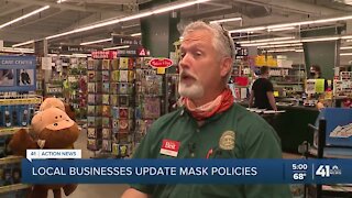Kansas City businesses update mask policies