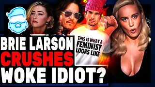 Brie Larson DESTROYS Woke Journalist Smearing Johnny Depp? What Is Going On Here?