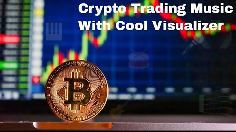 Chill Crypto Trading Focus music with visualizer #tradingmusic