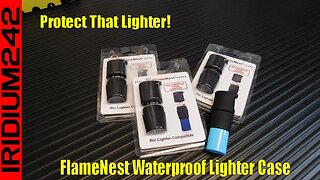 Keep Your Lighter Dry! FlameNest Waterproof Lighter Case