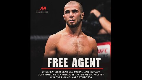 Muhammad Molaev is a free agency from the UFC? 👀