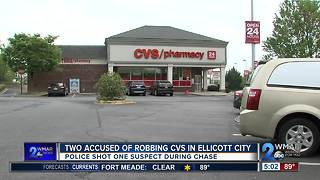 Police: Man points weapon at police after robbing CVS, officer shoots him in leg