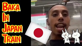 Dumb American Harassing Japanese People In The Tokyo Train #japanese #baka