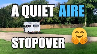 You NEED to come here! £5 per night Aire #vanlife #fulltimemotorhome #manyfunadventures