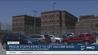 Prison staff expected to get vaccine soon