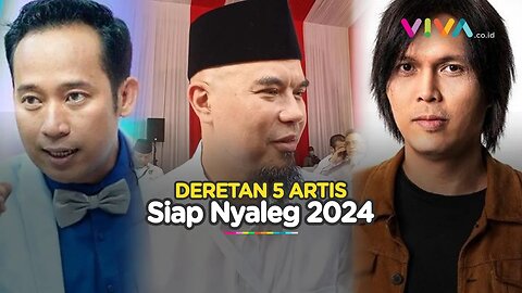 5 Artis Tanah Air Nyaleg 2024, Ada Komedian Beralih Poros ke PDIP