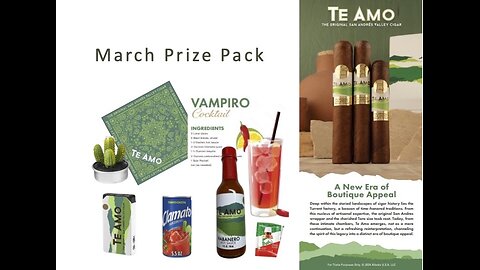 Te Amo - The Original San Andres Cigar Prize Pack Contest Drawing