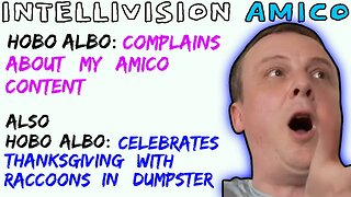 Intellivision Amico Darius Truxton Kuk Albert Has Thanksgiving With Raccoons In Dumpster - 5lotham