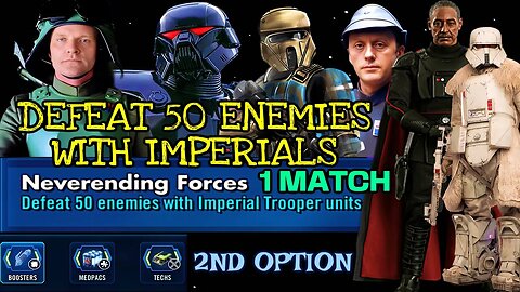 [SECTOR 4] 50 IMPERIAL KILLS IN 1 MATCH EASILY - 2nd Option - SWGOH/GALACTIC CONQUEST
