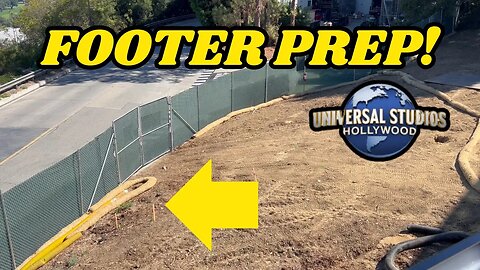 Prep For Coaster Footers! | Universal Studios Hollywood Construction Update!