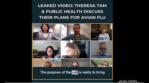 Breaking: Alert: Shocking Leaked VIDEO Reveals H5N1 Pandemic Preparations