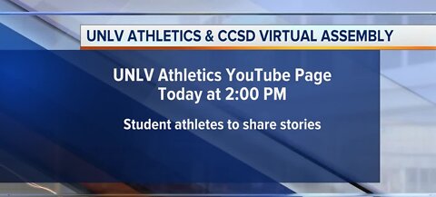 UNLV Athletics & CCSD hold virtual assembly