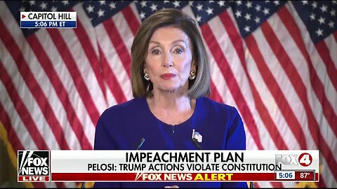 House Speaker Nancy Pelosi announces a formal impeachment inquiry