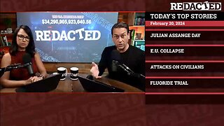 BREAKING: Day 1 for Julian Assange Wraps with STUNNING Testimony [Feat. Glenn Greenwald], MAJOR Fluoride Trial Taking Place is Being Kept Hush-Hush by Rachel Levine (a Tranny with the Job of Health Secretary of the U.S.), and Much More! | Redacted News