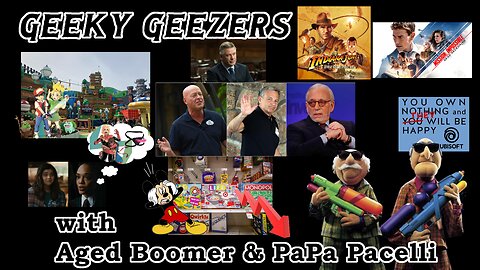 Geeky Geezers - Hasbro layoffs, Bob Chapek's new gig, more Nintendo theme park rumors