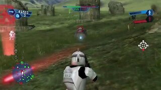 playing and losing to some classic star wars battlefront