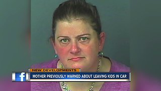 Mother charged with murder for leaving baby in hot car was in trouble before for leaving kids in car
