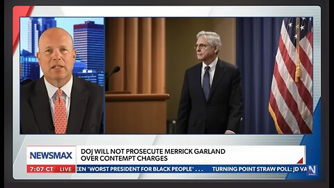 We never expected Biden DOJ to prosecute Garland: Matthew Whitaker | Wake Up America Newsmax