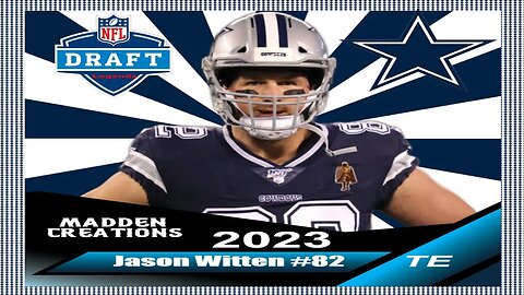 Madden 23 Legend Draft Pick Jason Witten Creation