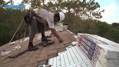 Officer gets free new roof after Hurricane Irma