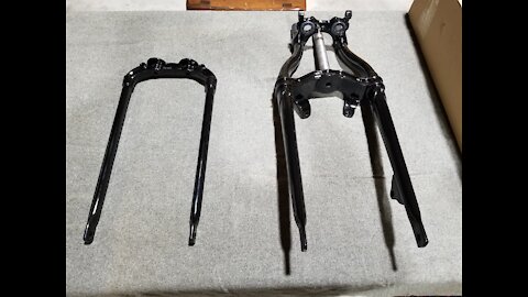 1940 Harley Davidson Springer front fork rebuild Part: 3 Final Assembly