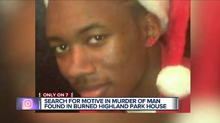 Search for answers in murder of young man whose burned body was found in Highland Park