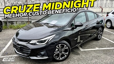 NOVO CHEVROLET CRUZE MIDNIGHT 1.4 TURBO 2022 É MAIS BARATO QUE COROLLA E VW VIRTUS GTS!