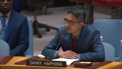 Danny Haiphong addresses UN Security Council on NATO's Ukraine Aid