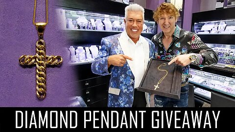 GOLD DIAMOND PENDANT GIVEAWAY!