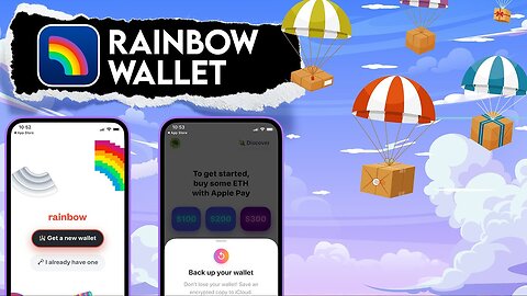 Rainbow Wallet Tutorial. Points for Airdrop