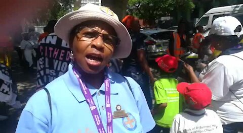 SOUTH AFRICA - Pretoria - Anglican Women's Fellowship protest against gender based violence (Video) (6Vj)