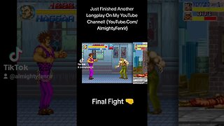 Final Fight 🤜 Full Longplay On My YouTube Channel Now! (Promotion) #new #videogame #retro #arcade