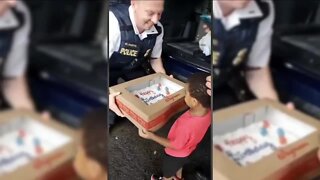 Cheektowaga police surprise local boy for his birthday