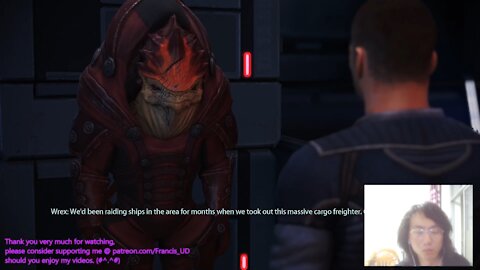 MassEffect1 Legendary 1st Time Walkthru, dialogs with squadmates after Therum Mission & shite