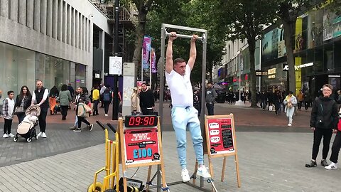 Hang 100 Seconds WIN £100 POUNDS! | Hang Challenge in Birmingham Is Scum?