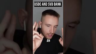 USDC Crypto and Silicon Valley Bank Collapse #shorts