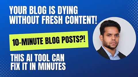 ⏰ Stop Wasting Time! Write High-Quality Blog Posts in 10 Minutes (AI Secret Revealed)