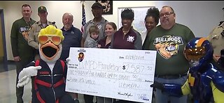 Aviators donate to Little League team