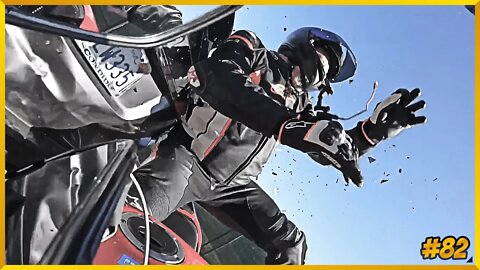 BRAKE CHECK GONE WRONG! | BIKE, MOTORCYCLE CRASHES & CLOSE CALLS 2022 [Ep.#82]